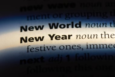 Yeni yıl Word'de bir sözlük. Yeni yıl kavramı.