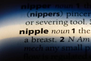 meme ucu Word'de bir sözlük. meme ucu kavramı.