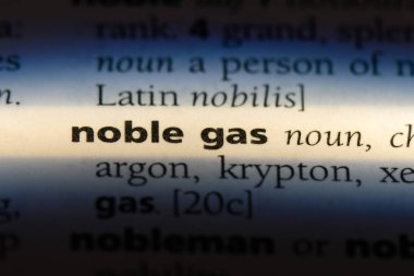 soygaz Word'de bir sözlük. soygaz kavramı.