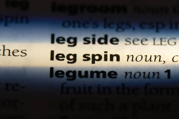 Нога Крутиться Слово Словнику Концепція Спіну Ноги — стокове фото