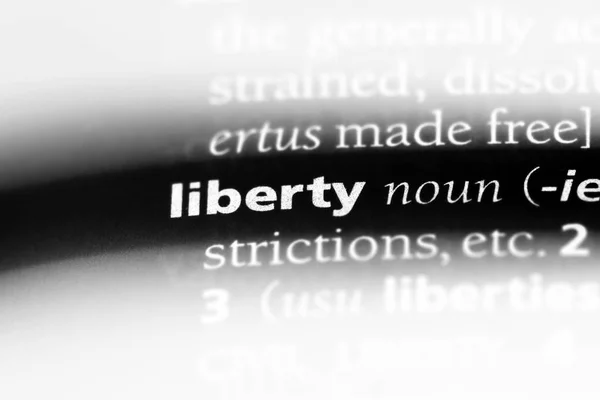 単語を辞書で自由 自由の概念 — ストック写真