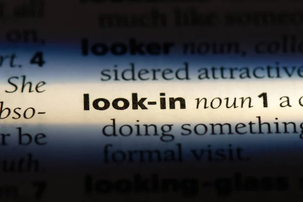 Look Word Dictionary Look Concept — Stock Photo, Image