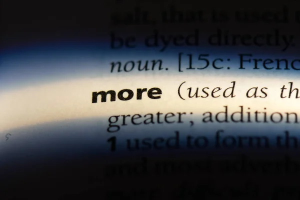 もっと単語を辞書で もっとコンセプト — ストック写真