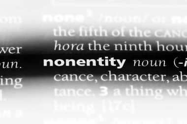 hiçlik Word'de bir sözlük. hiçlik kavramı.