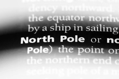 Kuzey Kutbu Word'de bir sözlük. Kuzey Kutbu kavramı.