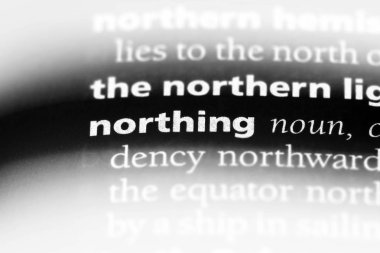 northing sözcük sözlüğe. northing kavramı.