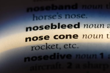 burun konisi Word'de bir sözlük. burun konisi kavramı.