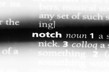 çentik Word'de bir sözlük. çentik kavramı.