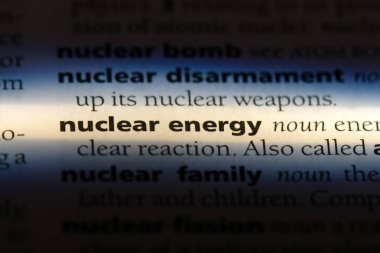nükleer enerji Word'de bir sözlük. nükleer enerji kavramı.
