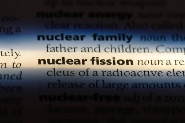 Nükleer fisyon Word'de bir sözlük. Nükleer fisyon kavramı.