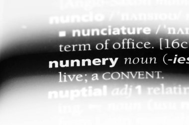 Rahibe Manastırı Word'de bir sözlük. Rahibe Manastırı kavramı.