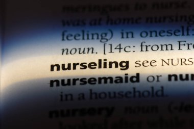 nurseling sözcük sözlüğe. nurseling kavramı.