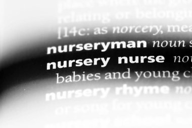 kreş hemşire sözcük sözlüğe. kreş hemşire kavramı.