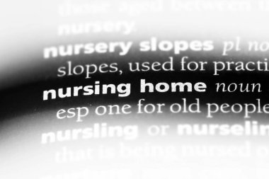 Huzurevi Word'de bir sözlük. Huzurevi kavramı.