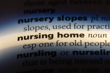 Huzurevi Word'de bir sözlük. Huzurevi kavramı.