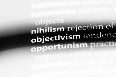 bir sözlüğü'ndeki Objectivism sözcüğü. Objectivism kavramı.
