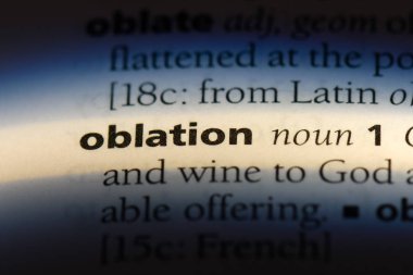 adak Word'de bir sözlük. adak kavramı.