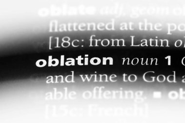 adak Word'de bir sözlük. adak kavramı.