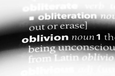 AF kelimesi sözlük. Oblivion kavramı.