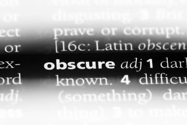 bir sözlüğü'ndeki sözcüğü belirsiz. kavramı belirsiz.