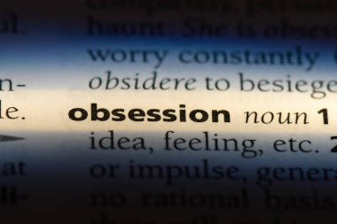 saplantı Word'de bir sözlük. obsesyon kavramı.