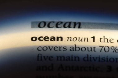 okyanus Word'de bir sözlük. okyanus kavramı.