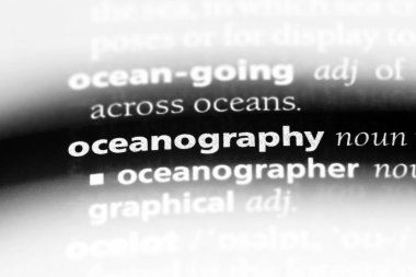 Oşinografi Word'de bir sözlük. Oşinografi kavramı.