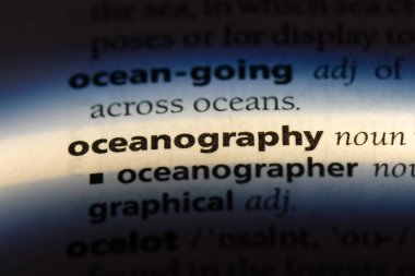 Oşinografi Word'de bir sözlük. Oşinografi kavramı.