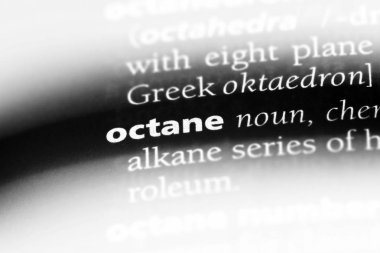 oktan Word'de bir sözlük. oktan kavramı.