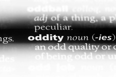 gariplik Word'de bir sözlük. gariplik kavramı.