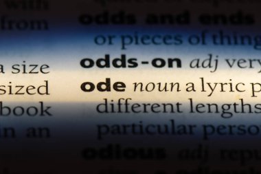 ODE Word'de bir sözlük. ODE kavramı.