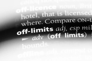 bir sözlük sınırları Word'de. sınırları kavramı.