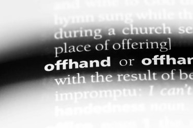 bir sözlüğü'ndeki hazırlıksız sözcüğü. hazırlıksız kavramı.