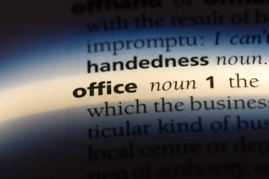 Office Word'de bir sözlük. Office kavramı.