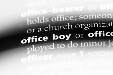 ofis boy Word'de bir sözlük. ofis boy kavramı.