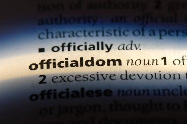 Memurlar Word'de bir sözlük. Memurlar kavramı.