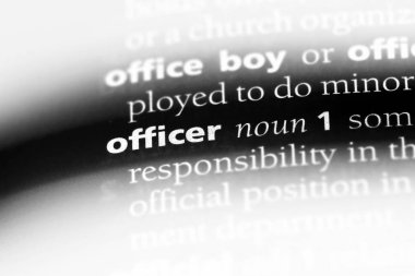 Memur Word'de bir sözlük. Memur kavramı.