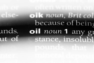 bir sözlüğü'ndeki petrol sözcüğü. Petrol kavramı.