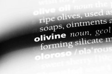 Olivin Word'de bir sözlük. Olivin kavramı.