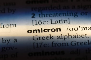 Omicron Word'de bir sözlük. Omicron kavramı.