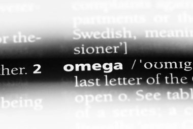 Omega Word'de bir sözlük. Omega kavramı.