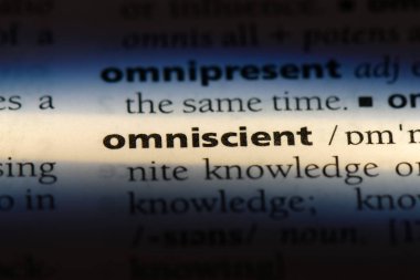 her şeyi bilen tek kelimeyle bir sözlük. her şeyi bilen kavramı.