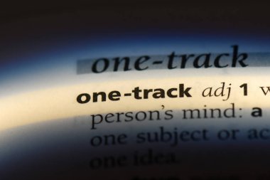 bir parça Word'de bir sözlük. bir parça kavramı.