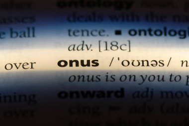 bir sözlüğü'ndeki sorumluluk sözcüğü. sorumluluk kavramı.