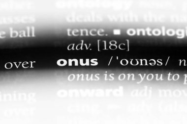 bir sözlüğü'ndeki sorumluluk sözcüğü. sorumluluk kavramı.