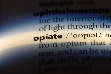 bir sözlüğü'ndeki uyuşturucu sözcüğü. uyuşturucu kavramı.