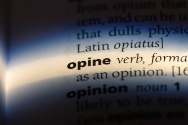 bir sözlüğü'ndeki sözcüğü görüş. kavramı görüş.