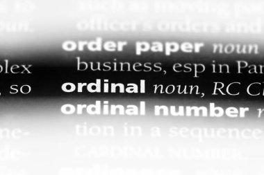 sıralı sözcük sözlüğe. sıralı kavramı.
