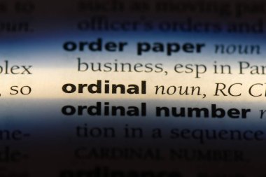 sıralı sözcük sözlüğe. sıralı kavramı.