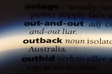 taşra Word'de bir sözlük. taşra kavramı.